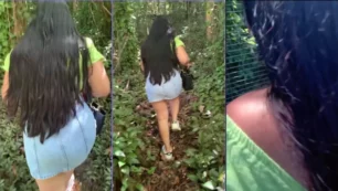 Deusa Madu acabou sendo flagrada exibindo sua retaguarda em público