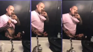 A celebridade da Redetv Cléo Silva foi flagrada fudendo gostoso oral dentro do banheiro de uma casa noturna e as imagens foram divulgadas online