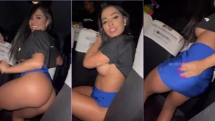 Cah Inacio exibindo suas bucetinha enquanto dança funk