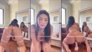 Clara Wellen mostrando seu privacy e se divertindo com um brinquedo erótico