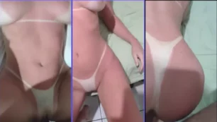 Gabi Fardim toda bronzeada dando uma cavalgada no carinha de sorte que é o namorado dela