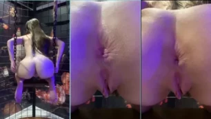 LeleoFc mostrando tudo de quatro com seu bundão cor-de-rosa sedutor