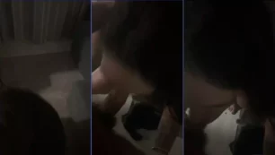 Mariana Casaroto fazendo um boquete bem safadinho no cara sortudo