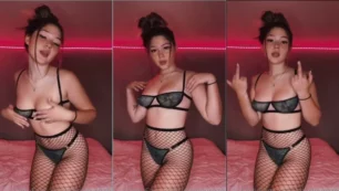Marley Roze, a gata do onlyfans, arrasando com uma calcinha provocante