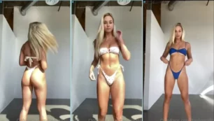 Taylor Gallo exibindo sua beleza com pouca roupa