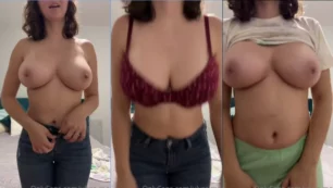 Uma cena quente rola quando a sedutora Ulyra coloca seu pijama, exibindo seus peitões e firmes, além de sua bunda desejável