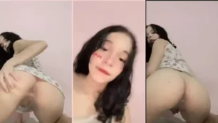 Yandezinha exibe sua bucetinha molhadinha e sensual usando uma calcinha confortável