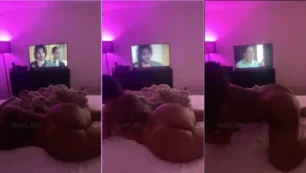 Yumi Villar exibindo sua bunda maravilhosa em um motel, toda nua