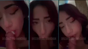 Amiichan fazendo sexo oral no cara com um instrumento bem avantajado