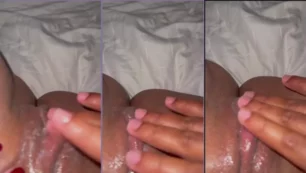 Yara Mendes em um vídeo caseiro se tocando até gozar