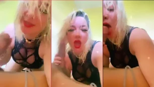 Rainha dos Barcos dando tapas com o remo no rosto e fazendo um boquete no pau