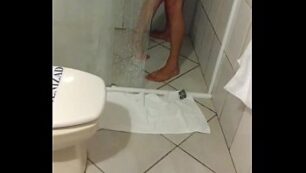 No chuveiro