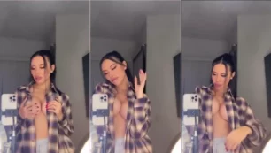 Vídeos de sexo inusitado com uma gostosinha amadora pelada mostrando os peitões