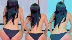 Apareceu na internet uma gostosinha se remexendo toda peladinha