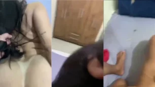 Uma garota da favela se entregando ao prazer, com o cabelo puxado durante um sexo intenso