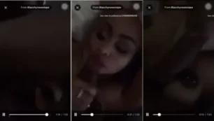 Blac Chyna em um vídeo caseiro, onde a gata dá um talento no instrumento do bonitão