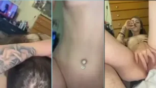 Vídeo pornô grátis com uma namorada novinha, fazendo um boquete e gozando na pica