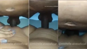 Bucetinha toda lisinha levando uma pirocada de perto