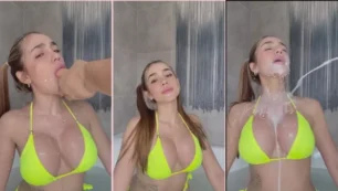 Valentina Rodriguez saboreando um leitinho delicioso!