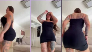 Anny Alves dançando com seu bundão enorme