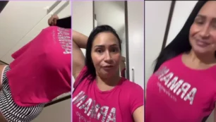 Preparada pra dar uma voltinha no mundo dos sonhos, Alessandra Marques mostra seu pijaminha charmoso